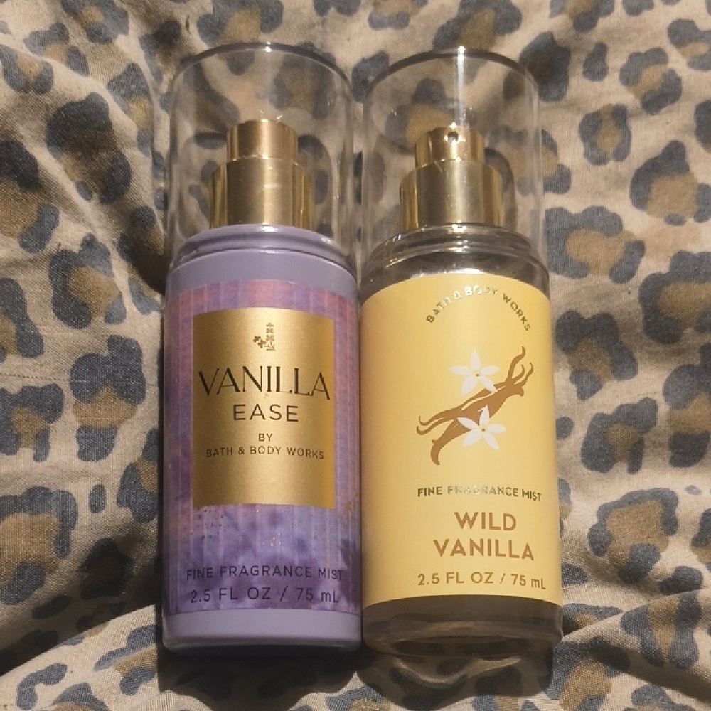 Bath & Body Works Vanilla Ease and Wild Vanilla Duo